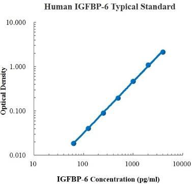 Human IGFBP-6 ELISA Kit (人 IGFBP-6 ELISA试剂盒) - 标准曲线